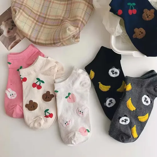 Women′s Bamboo Ankle Sport Custom Grip Athletic Low Cut Short Ankle Socks