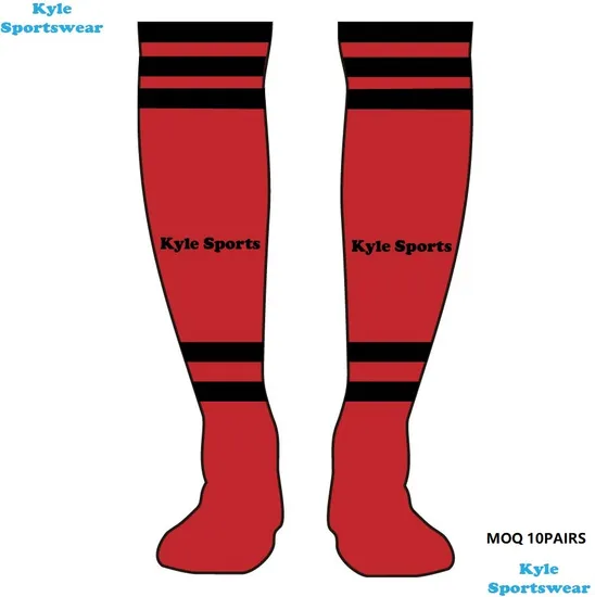 Custom Baseball Socks Hockey Rugby Football Soccer Cotton Jacquard Knitted Softball Socks