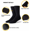 Zhuji High Quality White Socks Custom Logo Design 100% Cotton Wholesale Embroidery Crew Socks