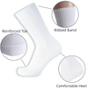 OEM Custom Sock Manufacturer Unisex Sokken Calcetines Sock-Stocking White Crew Women Men Sports Customised Yoga Pilates Cotton Sock