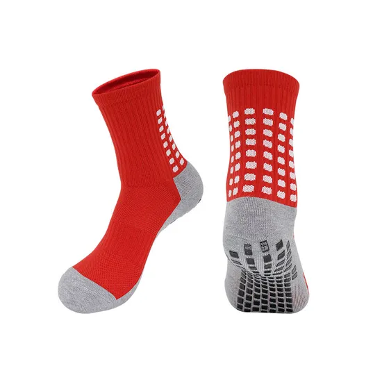 Custom Sports Socks Men Athletic Socks Non Slip Football Grip Sock