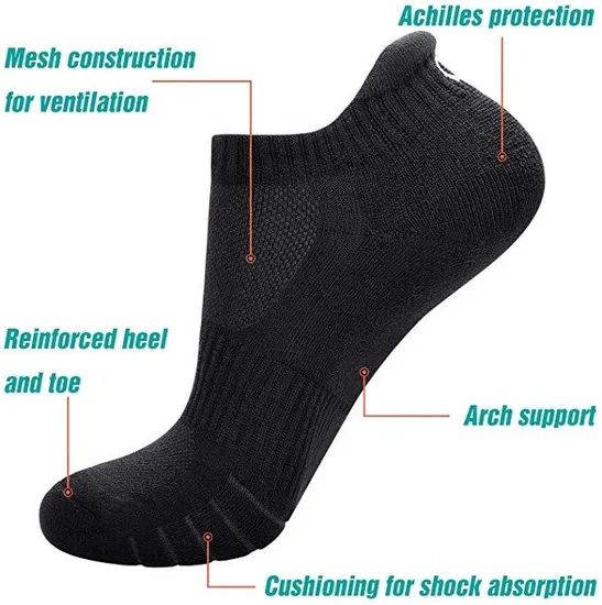 Xianghui Custom Design Logo Men Women Athletic Low Cut Running Sports Socks
