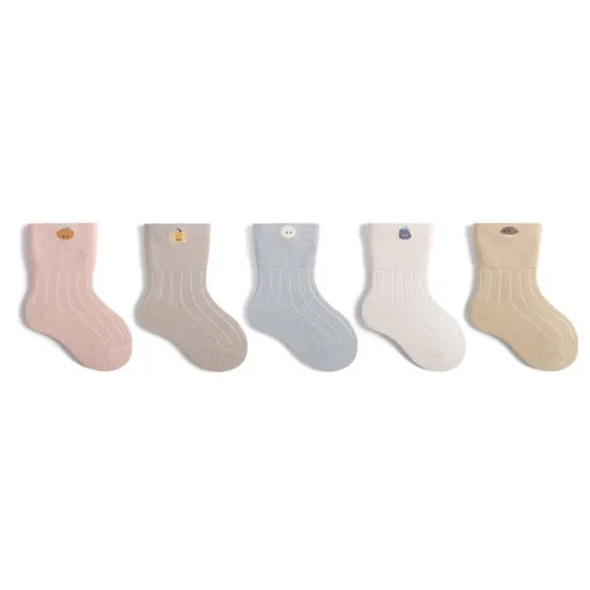 Wholesale White Organic Bamboo Humpty Dumpty Custom Basic Toddler Baby Boy Crochet Tube Socks with Ruffle