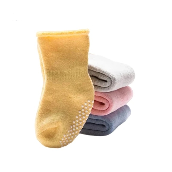 Breathable and Soft Baby Cotton Stockings Hot Sale Baby Floor Socks Anti Slip Toddler Socks