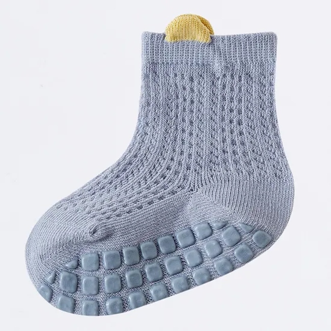 Newest Anti Slip Mesh Floor Cartoon Breathable Low Cut Baby Shoes Socks