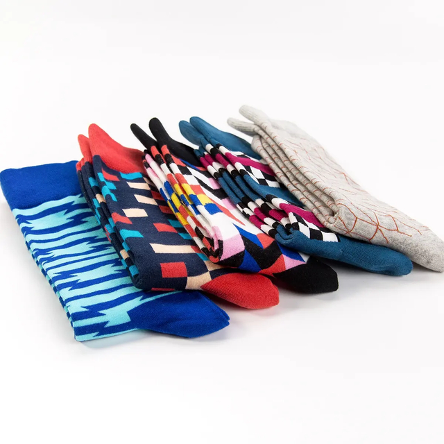 Oem Factory Crew socks Stretchy Fashion Design Novelty Sport Custom Soft Unisex Cotton Lnitted Crew socks