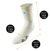  Pack Non Slip Basketball Socks Thick Padding Shock Absorption Running Socks for Football 