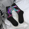  Fashion Italia Basketball Socks Italy Italian Flag Polyester Middle Tube Socks for Women Men Sweat 