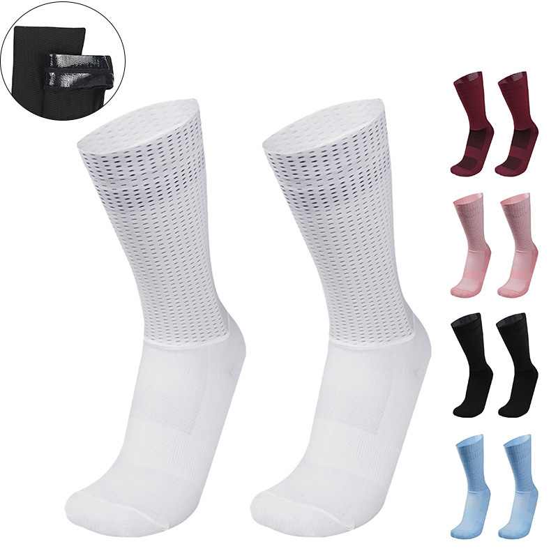 Minimum Order Quantity Aero Silica New Gel Summer Socks Bike Non slip Cycling Breathable Pro Racing Sports Socks women 