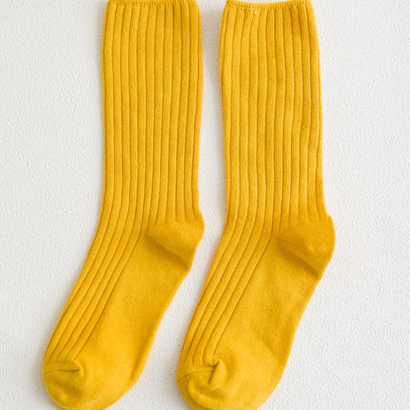 Global Supplier Ice Silk Socks women s Medium Tube Socks Deodorant Breathable Sweat absorbing Soft Cotton Solid Color Stocking 
