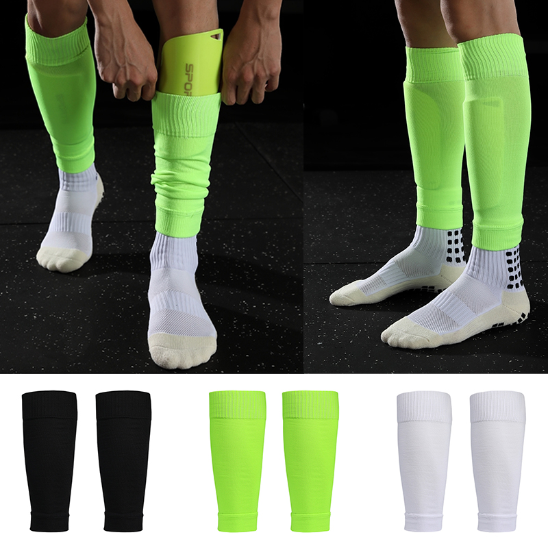 Cheapest Product New Football Socks Shin Pads Leg Cover women Grip 