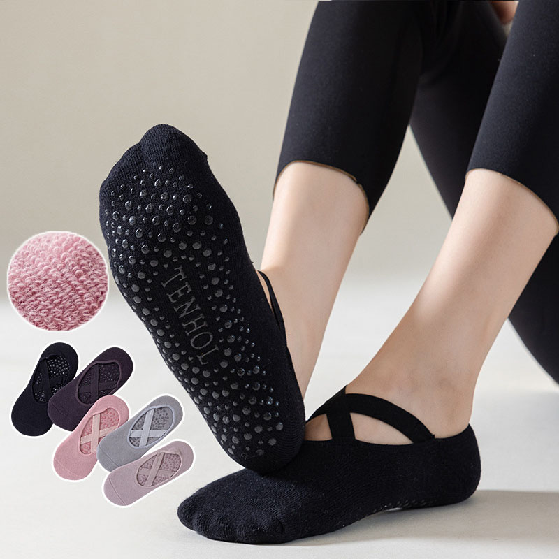 Price-conscious Yoga Socks women Cotton Silicone Non slip Pilates Grip Towel No Show Barre 