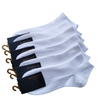 Deep Customization Unisex women Socks cotton Ankle Socks Pack Set Solid Color Short Cotton Low Cut Sock White Black Lot High 