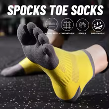  Sport Short Five Finger Socks s Breathable Comfortable Shaping Anti Friction Men's Socks With Toes Outdoor Basketball 