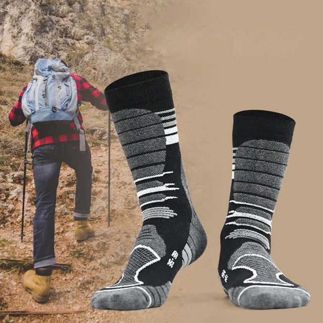 wholesale price Hiking Socks for women Autumn Winter Warm Hiking Trekking Skiing hunting Fishing Seamless Outdoor 