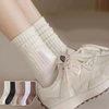 freshly launched Of women s Spring Mid Length Socks Boneless Snow Boots Pile Up Socks And Long 