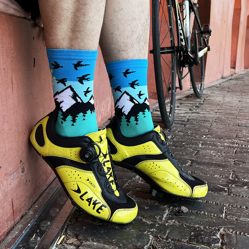 Design Your Own Men Sock Sports Women Compression Crossborder Supply Running Riding Cycling Over Knee Basketball Biking Hockey 