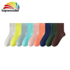 Wholesale and Customize Single Color Stripe Sock Ankle Sock Stripe Sock for Women, Men and Kids