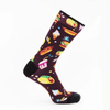 Low Price Crew Cotton Men Women Customized Food Printed Socks