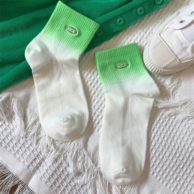 OEM Fashion Design Men Women Custom Cotton 5 Color Crew Sport Socks
