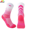 Customize and Wholesale Latest Gradient Color Cushion Bottom Athletic Crew Sports Sock in Many Colors at Low Prices