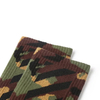 Fashion Design Camo Men′s Outdoor Camouflage Cotton Crew Socks, Printed Socks