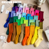 High Quality Design Logo Crew Colorful Fashion Brand Packaging Gym Embroidery Jacquard 100% Cotton Women Men Unisex Custom Sports Cushion Socks
