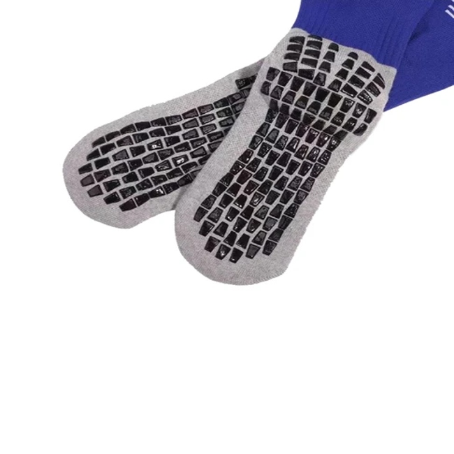 Wholesale Unisex Custom Logo Socks Crew Knitted Soccer Sports Grip Men′s Socks