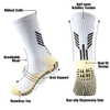 Custom Design Logo Athletic Sport Crew Soccer Socks Anti Slip Football Socks Grip Soccer Socks for Men