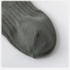 Wholesale Low MOQ Men′s Casual Ribbed Solid Color Breathable Cotton Crew Socks