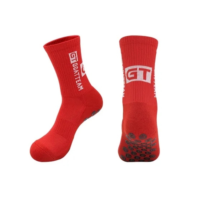 Customization Men′s Football Socks Bright Colors Training Socks Adhesive Base Sports Sock