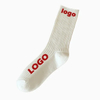 2024 Design Your Logo Fitness Crew Socks for Men Women Customized Sporty Socks for Summer Autumn