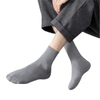 Pure Cotton Sweat-Absorbing Medium Length Black Men′s Wholesale Footwear Custom Socks