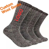 Xianghui Manufacture Wool Custom Logo for Men Merino Wool Warmer Socks