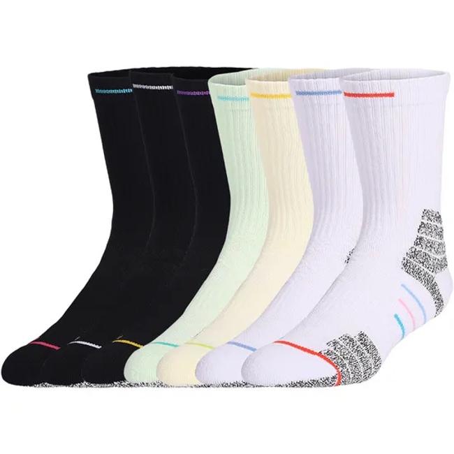 Basketball Socks, Cushioned Sports Crew Socks, Thick Compression Sports Socks, Suitable for Men and Women