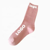 Men Women Cotton High Quality Crew Socks Plain Color Custom Logo Winter Crew Socks