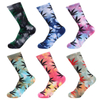 Custom Men and Women Unisex Fashion Crew Tie Dye Socks