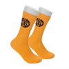 Custom Logo Embroidered Knitted Crew Socks, Stylish Pure Cotton Men′s Socks for Daily Wear