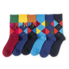 Wholesale Custom Soft Comfortable fashion Happy Designer Crew Bamboo Socks for Men