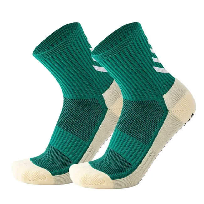 Men′s Anti-Slip Sports Socks, Arrowhead Football Socks, Sweat-Absorbing and Breathable, Towel Bottom Training Socks, Hot Rubber Football Socks
