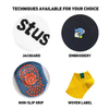 Custom Made Embroidery Design Pattern Cotton Crew Men Women Socks