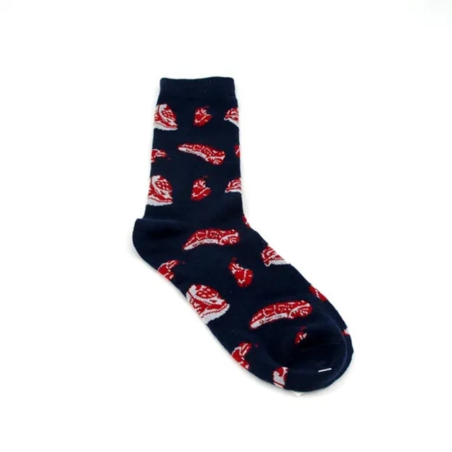 OEM Crew Men Tube Customize Knitted Embroidered Design Made Embroidery Custom Socks