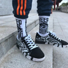 Letter Cotton Spring and Autumn Crew Men′s Socks Custom Logo