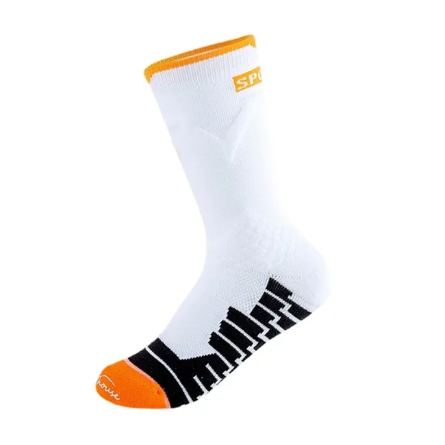 Wholesale Cotton Crew Socks Men Sport Socks Custom Logo Random Terry Socks Premium Quality Basketball Socks