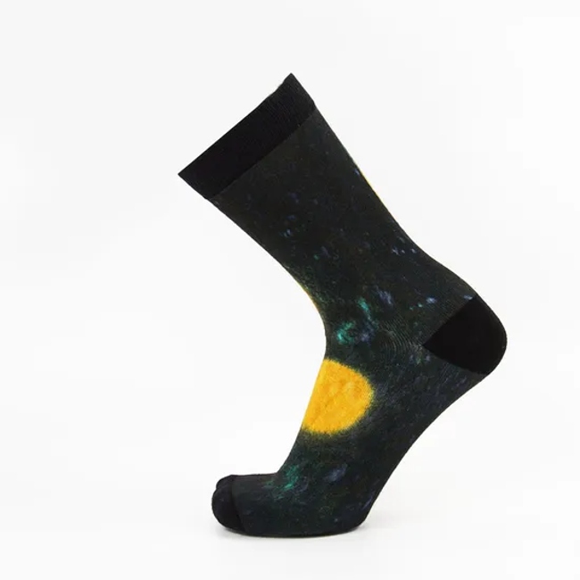 Wholesale Crew Cotton Men Women Customized Light Printed Socks