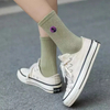 Custom Fashion Embroidery Crew Socks Logo Girls Men Knitted Cute Cartoon Embroidered Customize Logo Socks