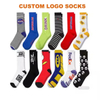 Fancy Colorful Geometric Graphic Socks Unisex Funny Cotton Crew Socks for Men