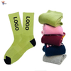 High Quality Wholesale Cheap Factory Price Chaussette Business Men Crew Custom Logo 100% Cotton Colorful Sock Solid Breathable Sports Socks