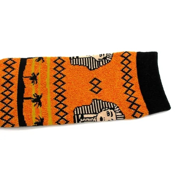 Wholesale Custom Logo High Quality Colorful Funny Crew Cotton Men Socks