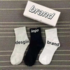 Low MOQ Logo Casual Sports Men Custom Brand Gym Unisex Crew Cotton Women High Quality Athletic Breathable Cushion Cycling Sporty Design Socks